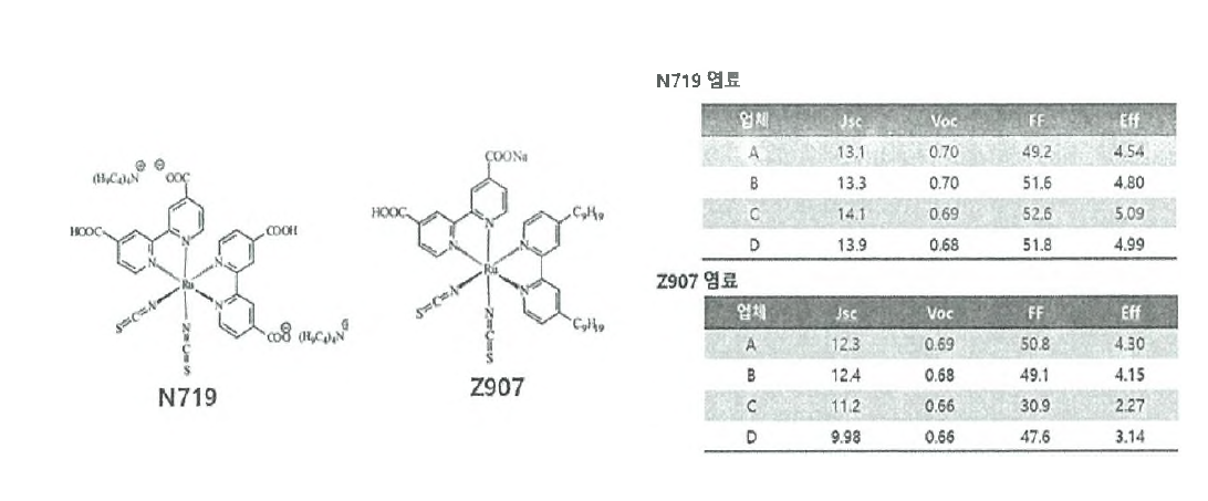 염료선정 TEST