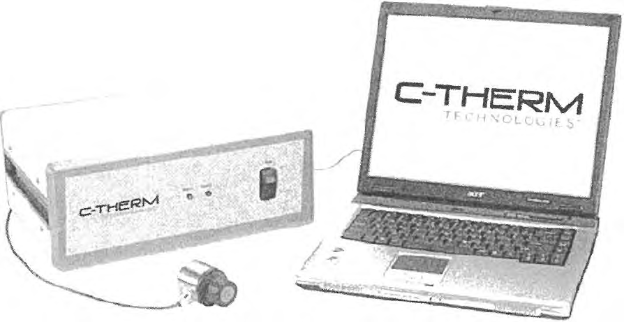 Thermal conductivity Analyzer 예시