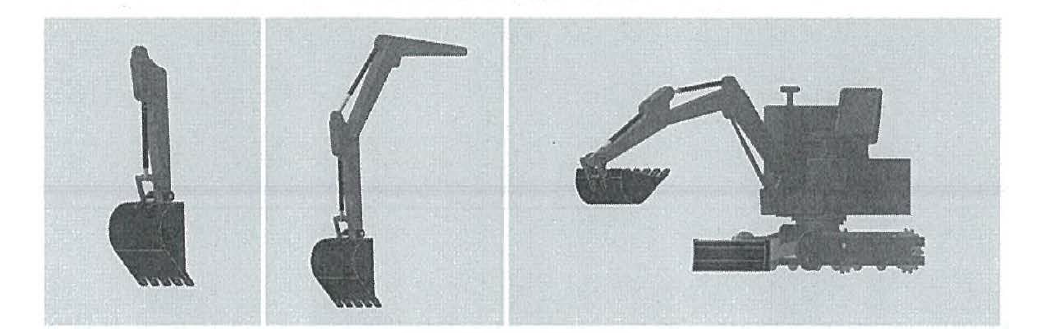 굴삭기 3D 모델링 - 2