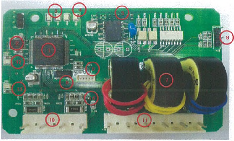 TDU BOARD 의 상부