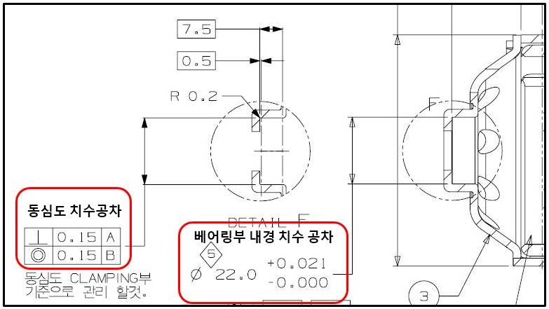 베어링부 구조