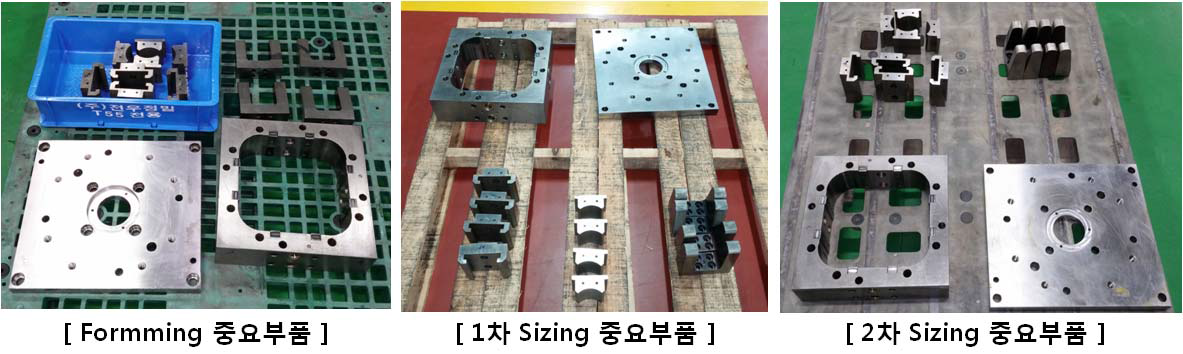 Formming, 1~2차 Sizing 공정 중요부품