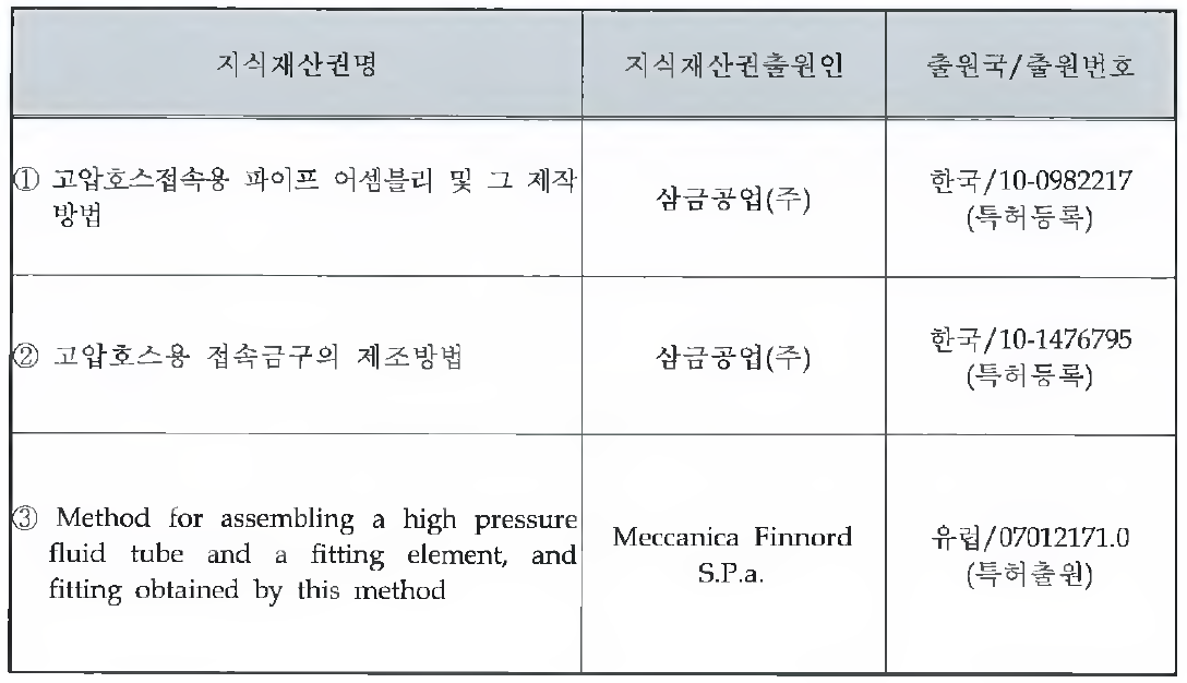 국내외 관련지식재산권 현황