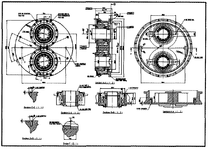 2축 SEAL ASSEMBLY DRAWING