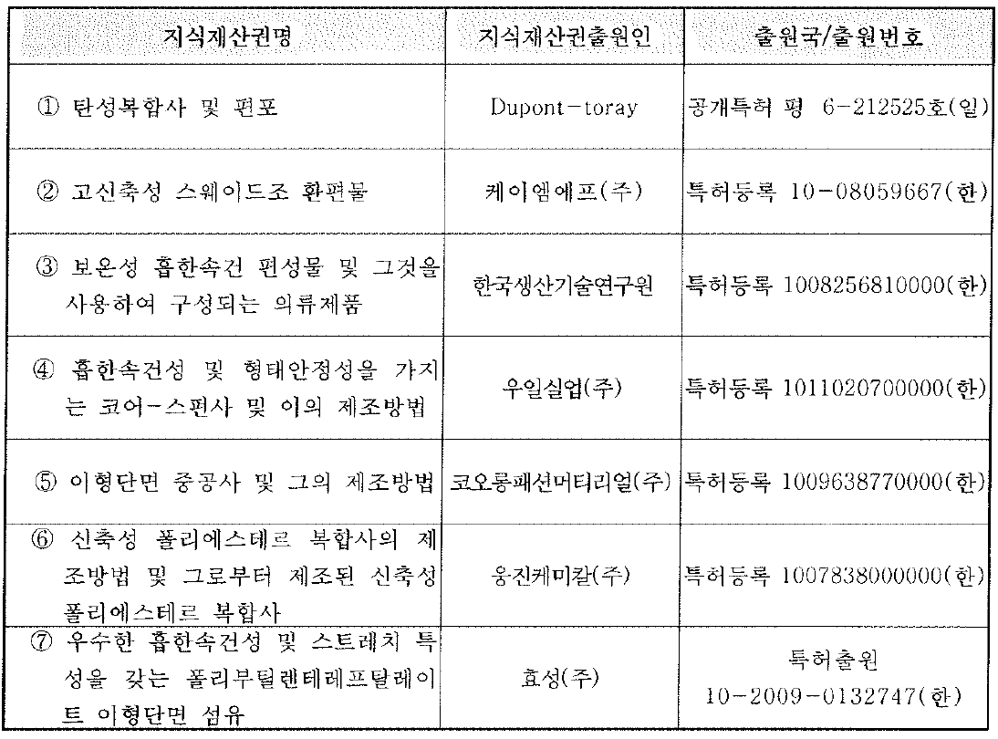 국내외 지식재산권 현황