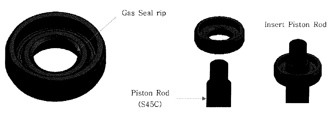 Gas Seal Rip(Material： NBR)