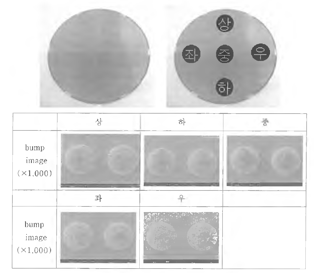 5ASD 범프 형상 (8인치 웨이퍼)