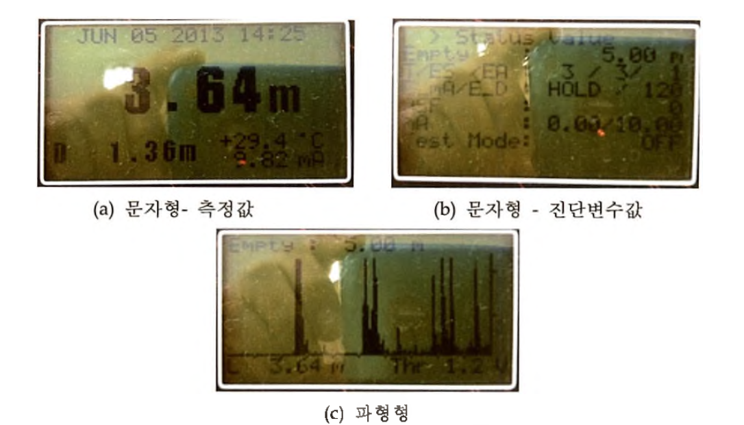 센서 제어부 LCD 출력형태