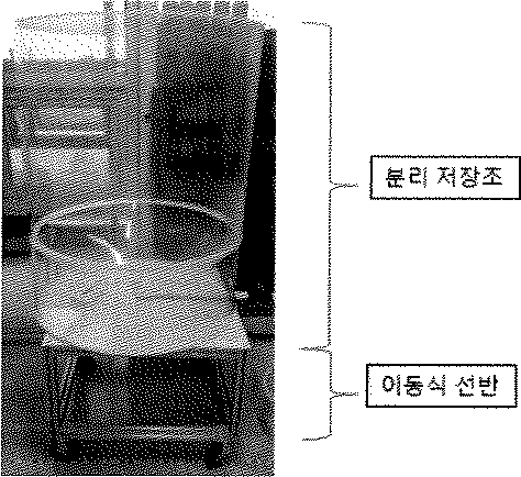 제조된 매크로 캡슐을 분리하기 위한 분리 장치