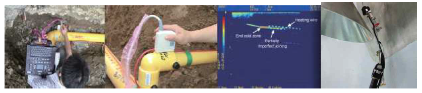 인디시스템의 PE관 전기융착 검사 시스템 및 정밀탐상 스캐닝 장비