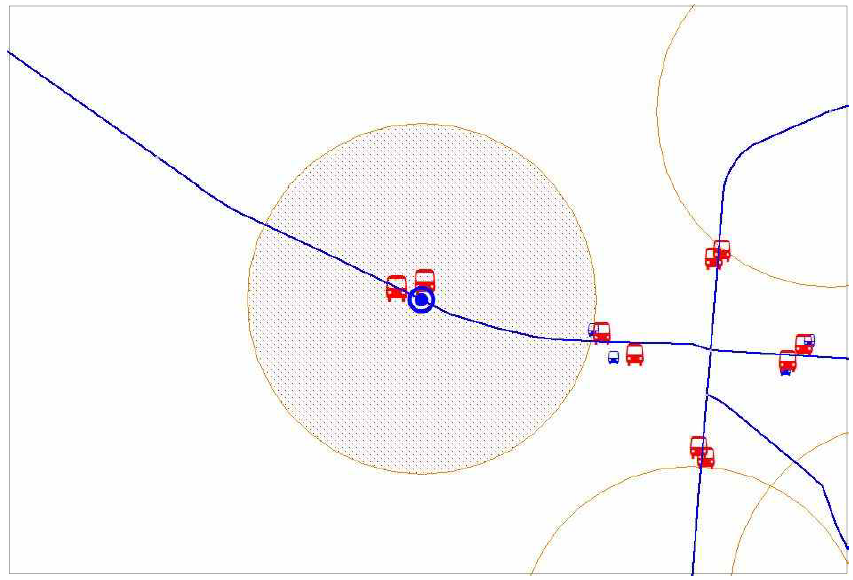 인천시 복합 대중교통 네트워크의 미드블럭 중심 집합화 사례