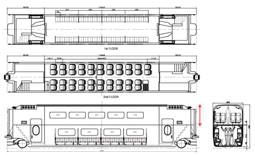 2층 객차 개념안