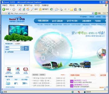 TOPIS 수도권 교통연계정보 시스템
