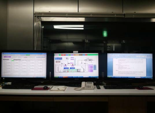 Control room of environmental chamber