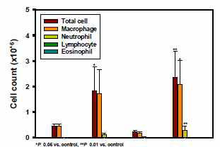 Total & differential cell 분석