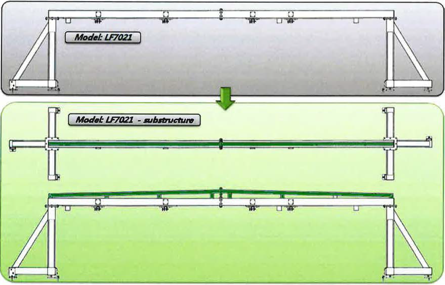 인보드 지지구조물에 대한 설계 변경(Model: LF7021)