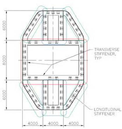 Tender Design 주탑단면