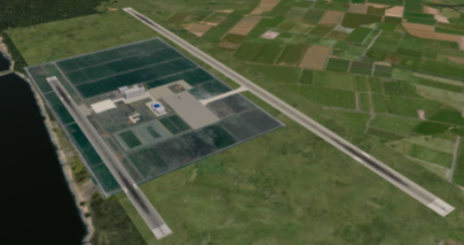 고흥항공센터 확장시설 배치 시뮬레이션 결과(본 과제 연구결과)