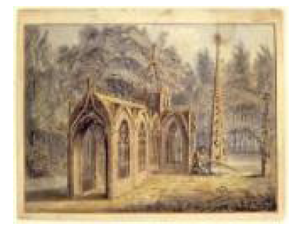 Willow Cathedral (1793)을 그린 Alexander Corse의 그림작품