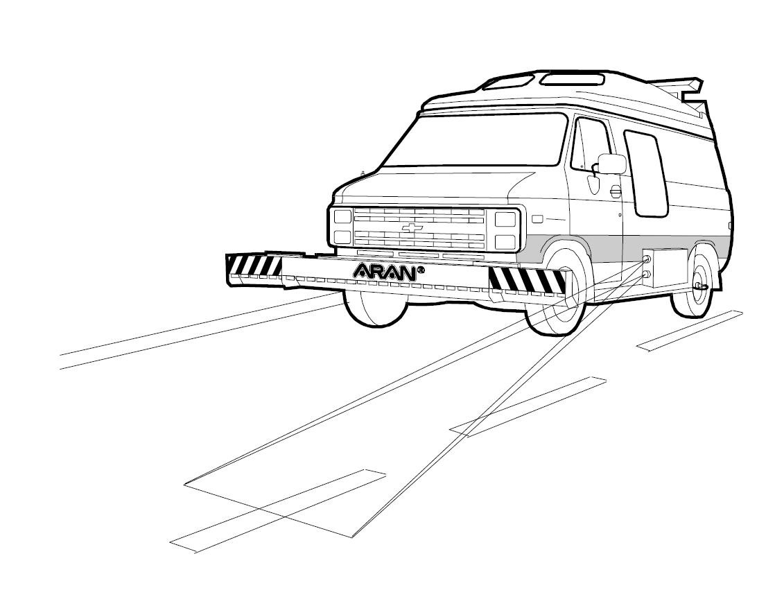 Schematic of the scanning laser path.