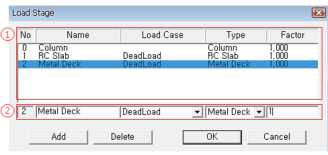 Construction Schedule Dialog