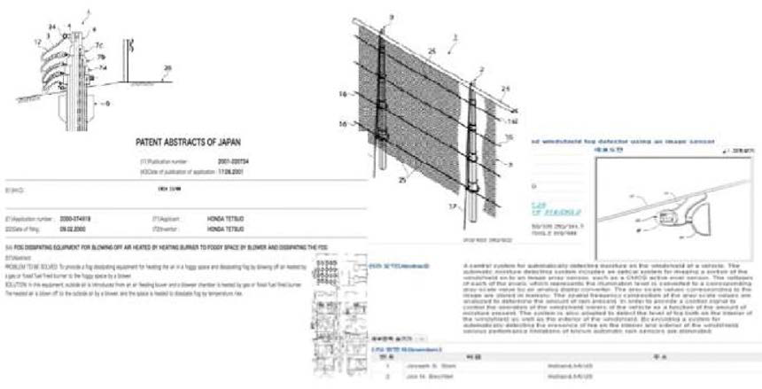 일본과 미국의 안 개 인 식 /저 감 관련 특허