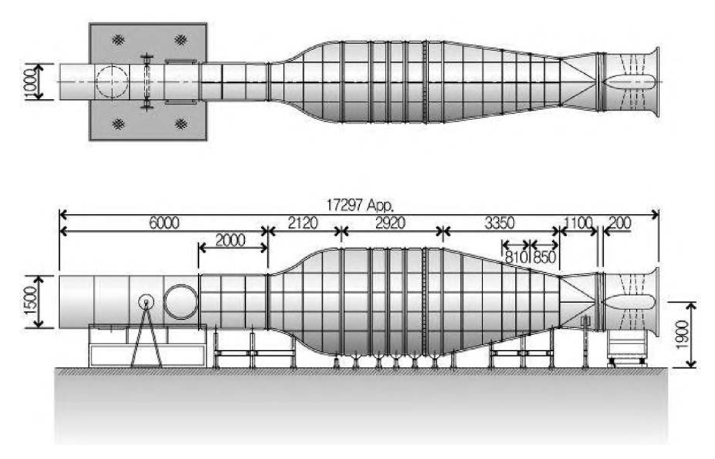 단면모형실험 전용풍동