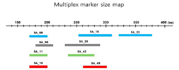 메기의 친자 확인을 위한 Multiplex marker 개발.