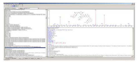 NIST 프로그램을 이용한 MS/MS 스펙트럼 DB구축.