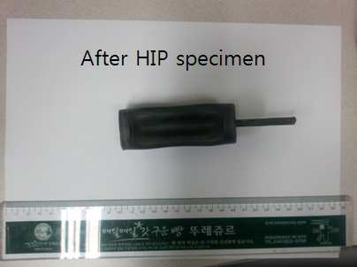 (b) After HIP specimen