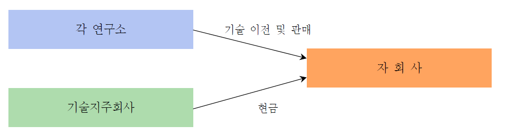 한국과학기술지주 사업추진 흐름도