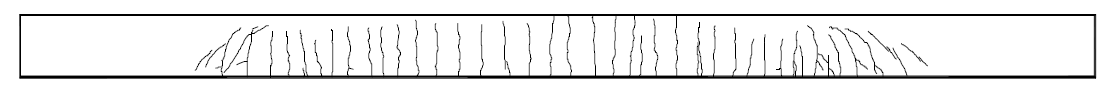 케이싱 콘크리트 균열 분포(PR-N)