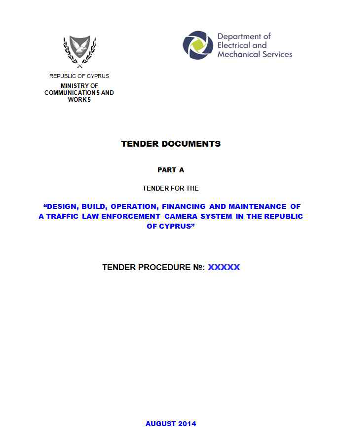 Tender Documents (Cyprus, 2014.08)