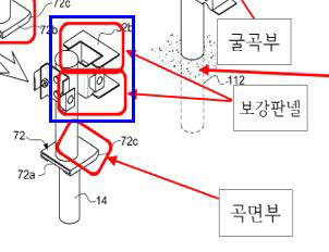 가드레일 165도 측면 충돌 문제에 따른 보강판넬 적용