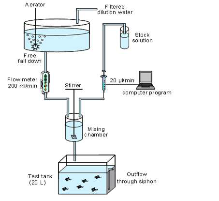 Flow-through exposure system.