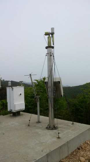 Sunphotometer installed in Baengnyeong island