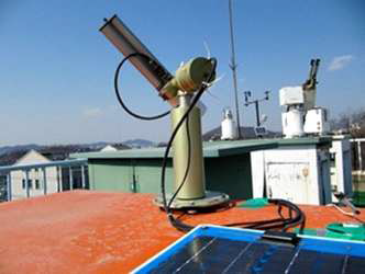 Sunphotometer installed in Yonsei University