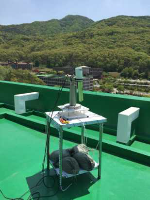 Sunphotometer installed in HUFS