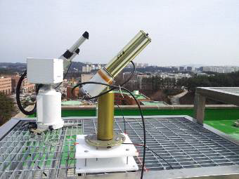 Sunphotometer installed in Gangneung_WNU