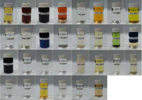 The sample from halogenated organic solvents.