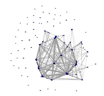 Tanimoto scrore≥0.4 네트워크 그래프