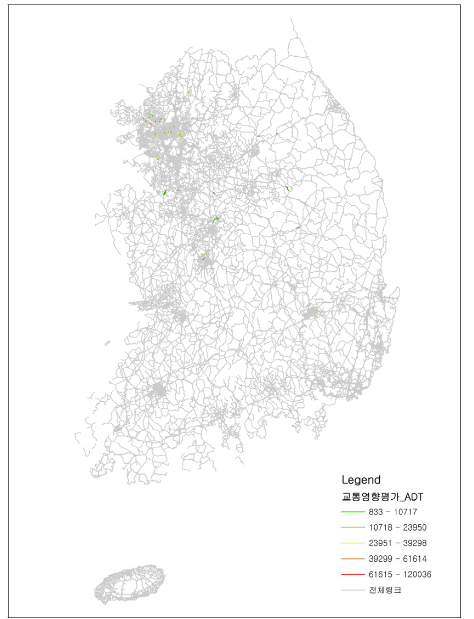 교통영향평가 교통량 수집 링크