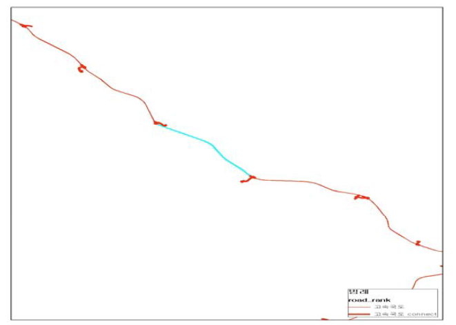 고속도로 분석구간 설정