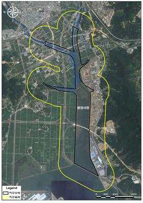 The study area of Seocheon estuary.