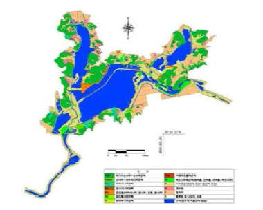 Actual vegetation map of Upo wetland
