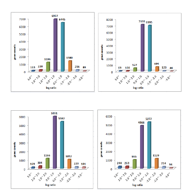 Gene expression exposed to zinc oxide