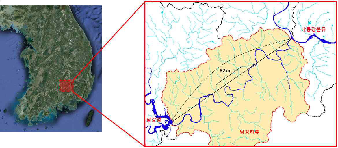 남강 하류 유역