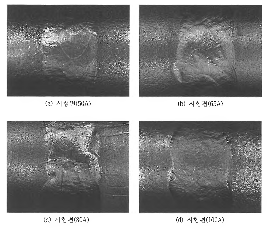 부식시험 결과 (90 ° 굽힘)