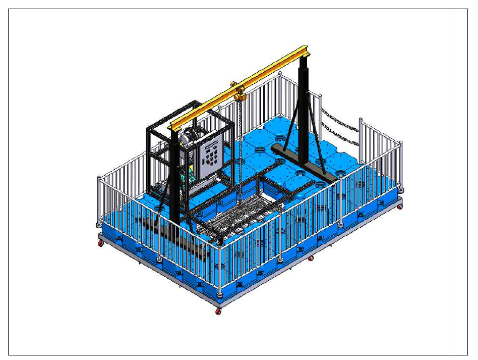 : 2차년도 시제품 – 부표식 취수장치 3D 이미지