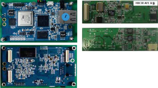 개발된 프로토타입 HW - FPGA 검증보드 / AFE 모듈